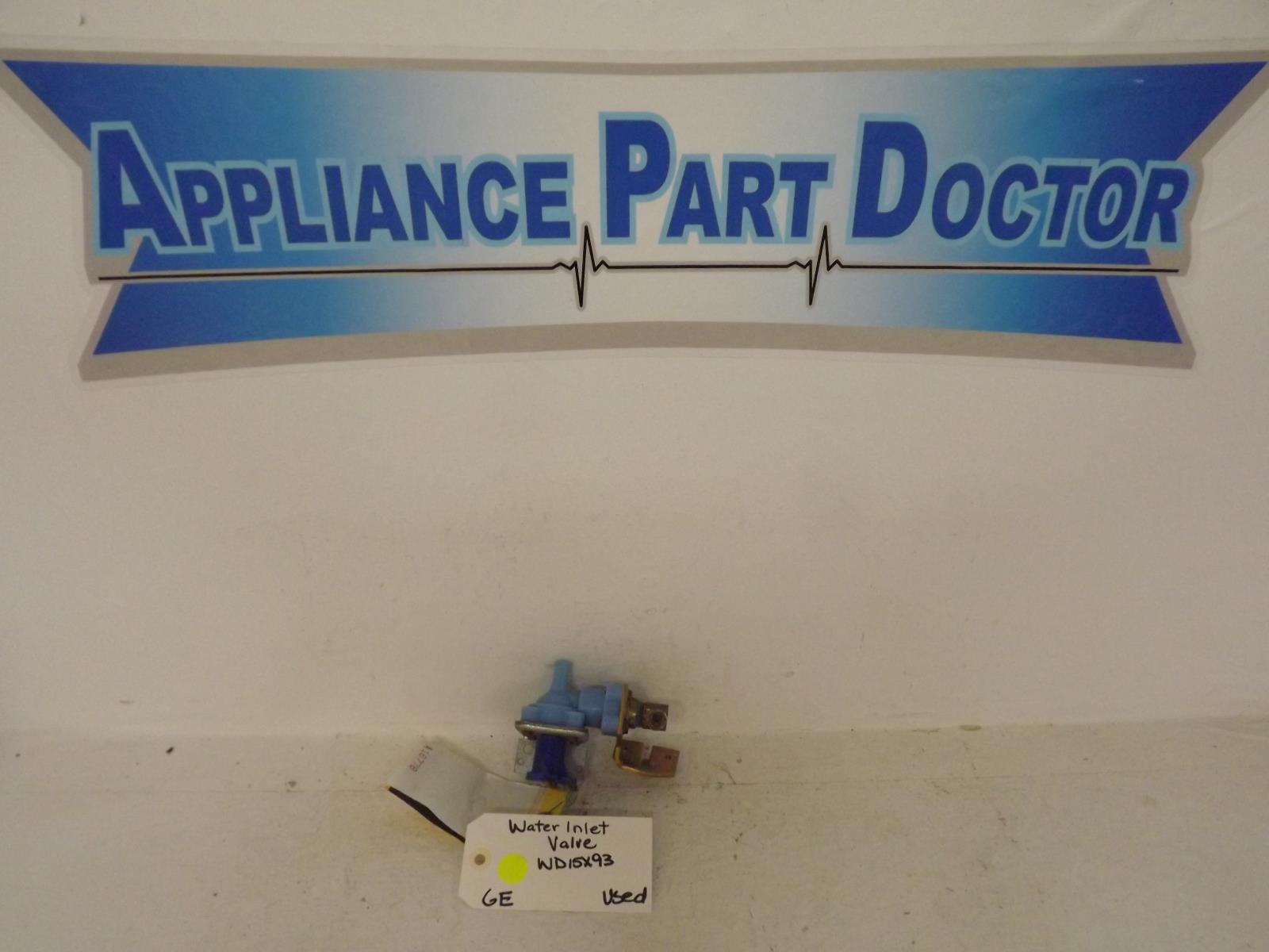 GE Dishwasher WD15X93 Water Inlet Valve Used GE Dishwasher WD15X93 Water Inlet Valve Used